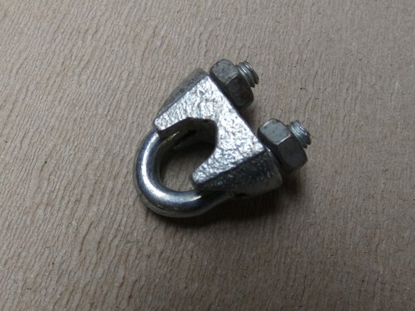 Klemmen-Silber für 7 mm Seil