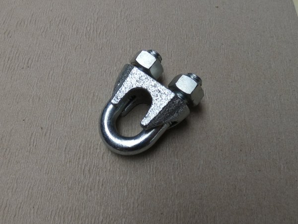Klemmen-Silber 1/2" , für 13 mm Seil